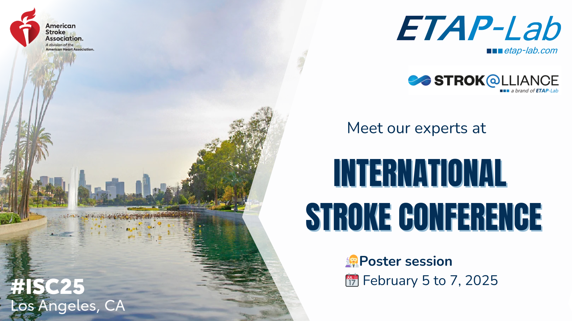 Join us at the annual International Stroke Conference next February in